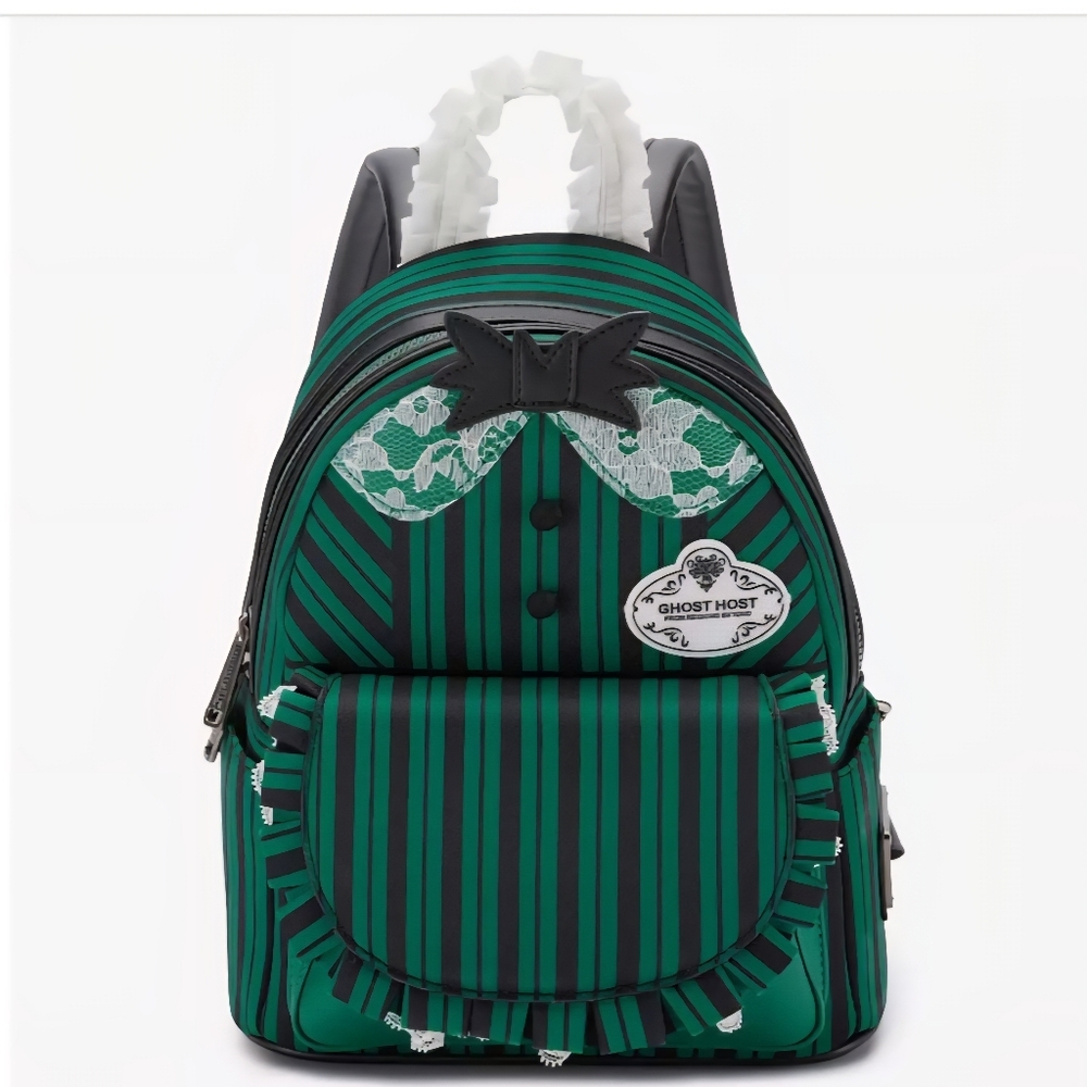 Loungefly Disney Parks 2025 Haunted Mansion Ghost Host Mini Backpack